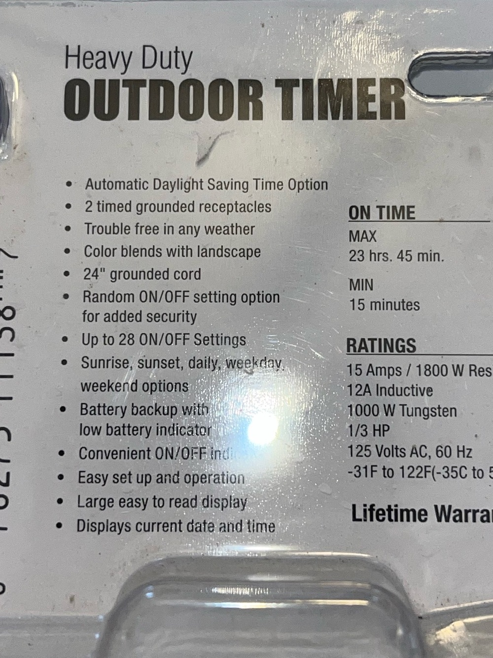 Intermatic Outdoor Digital Timer - Picture 6 of 7